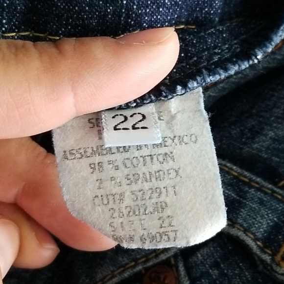 Paris Blues size 18/22 crops - Picture 4 of 5